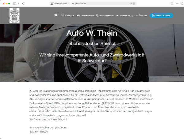 Auto W. Thein Inhaber: Jochen Reinsch